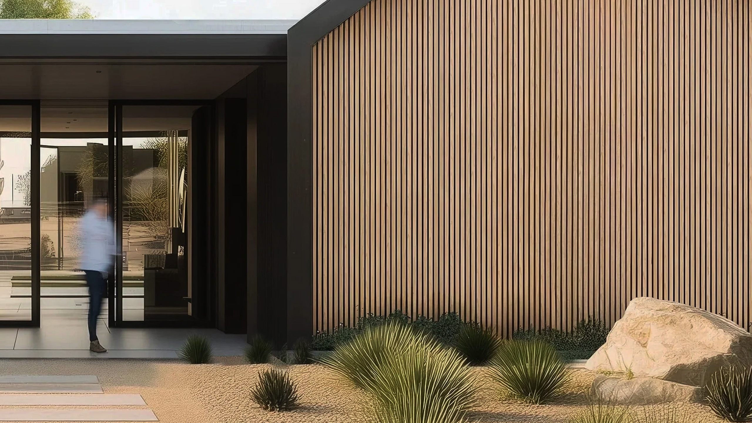 PLAANK exterior slat wall panels